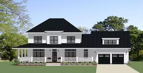 image of modern farmhouse plan 7068